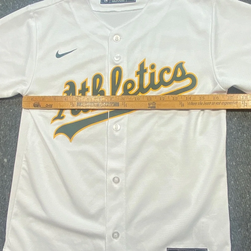 Nike‎ Oakland Athletics Jersey M/10/12 Youth White Matt Chapman 26 Baseball MLB